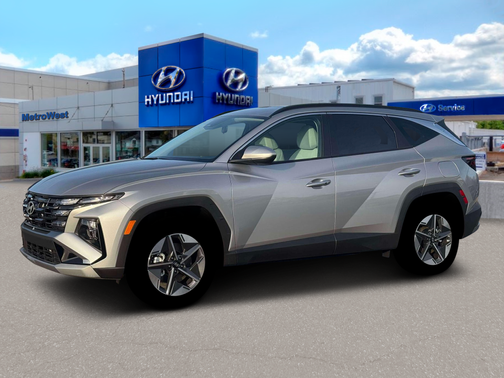 Shimmering Silver 2026 Hyundai TUCSON Hybrid SEL