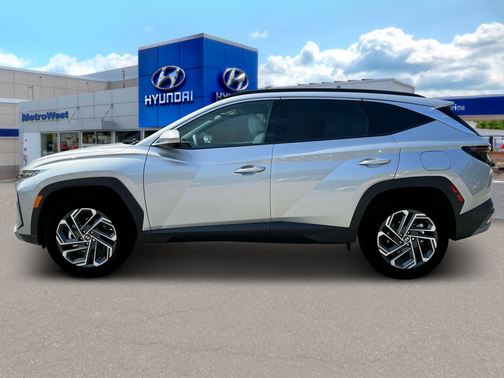 Shimmering Silver 2025 Hyundai TUCSON Hybrid Limited