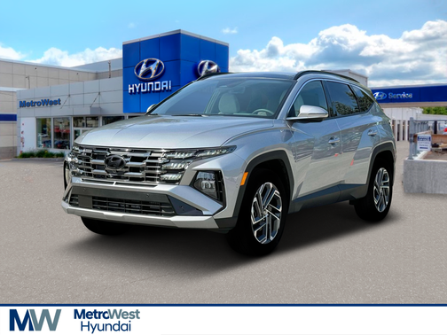 Shimmering Silver 2025 Hyundai TUCSON Hybrid Limited