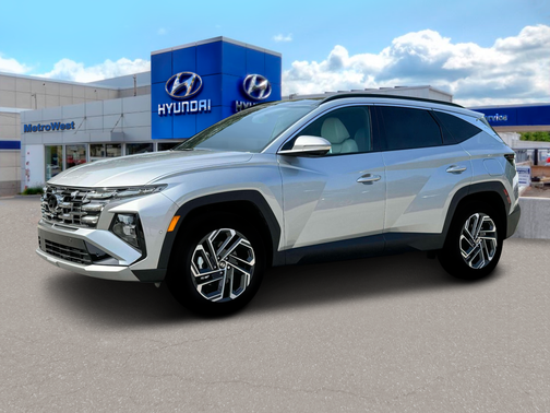 Shimmering Silver 2025 Hyundai TUCSON Hybrid Limited