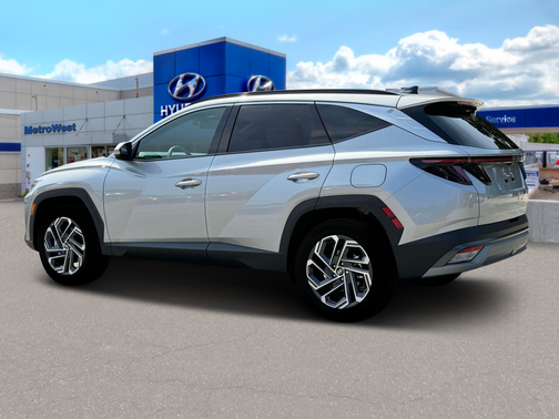 Shimmering Silver 2025 Hyundai TUCSON Hybrid Limited