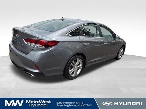 Machine Gray 2018 Hyundai SONATA SEL