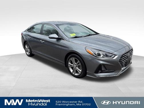 Machine Gray 2018 Hyundai SONATA SEL