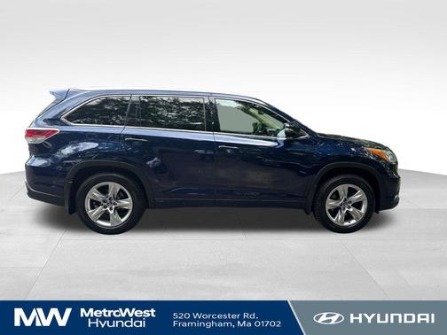 Nautical Blue Metallic 2016 Toyota Highlander Limited Platinum