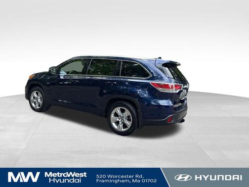 Nautical Blue Metallic 2016 Toyota Highlander Limited Platinum