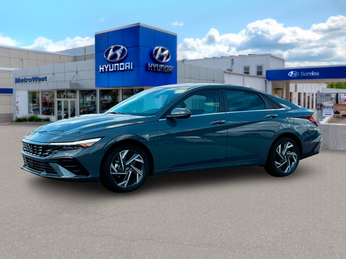 Ecotronic Gray 2024 Hyundai ELANTRA Limited