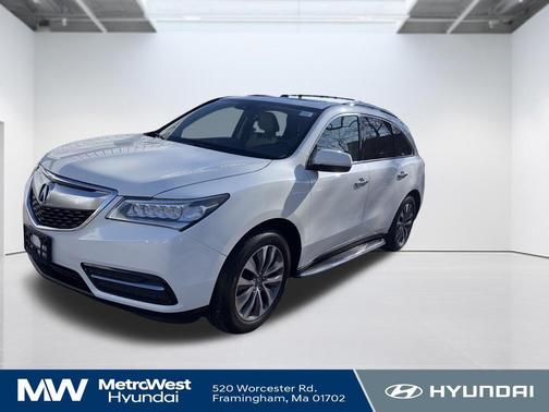 White Diamond Pearl 2016 Acura MDX 3.5L