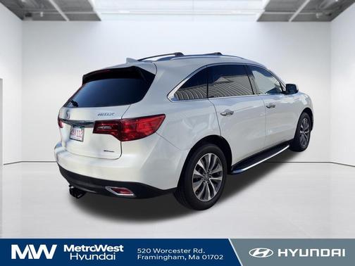 White Diamond Pearl 2016 Acura MDX 3.5L