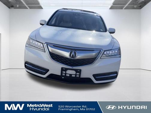 White Diamond Pearl 2016 Acura MDX 3.5L