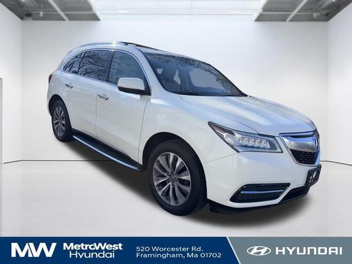 White Diamond Pearl 2016 Acura MDX 3.5L