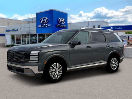 Ecotronic Gray Pearl 2026 Hyundai Palisade Hybrid SEL 8P
