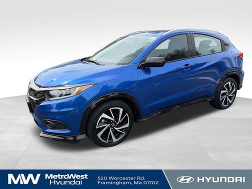 Aegean Blue Metallic 2020 Honda HR-V AWD Sport