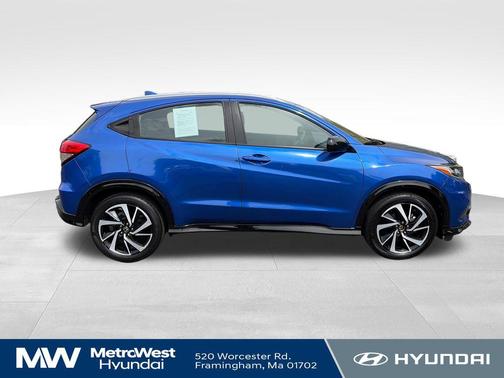 Aegean Blue Metallic 2020 Honda HR-V AWD Sport