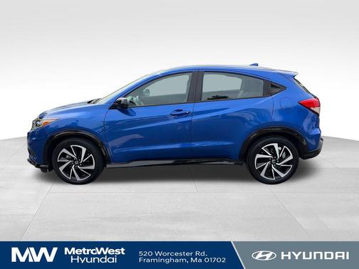 Aegean Blue Metallic 2020 Honda HR-V AWD Sport