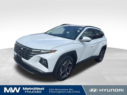 White Pearl 2024 Hyundai TUCSON Limited