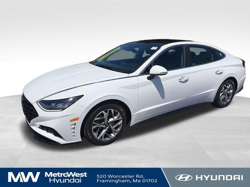 Serenity White 2023 Hyundai SONATA SEL