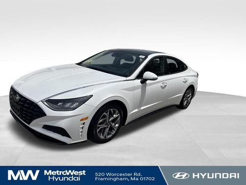 Serenity White 2023 Hyundai SONATA SEL