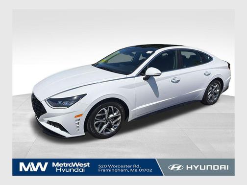Serenity White 2023 Hyundai SONATA SEL