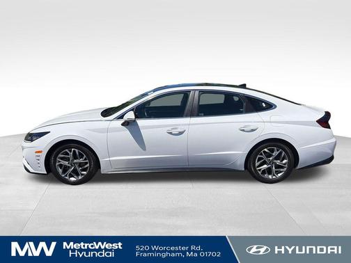 Serenity White 2023 Hyundai SONATA SEL
