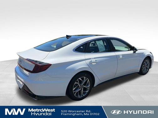 Serenity White 2023 Hyundai SONATA SEL