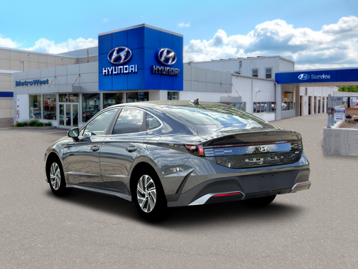 Portofino Gray 2026 Hyundai SONATA Hybrid Base