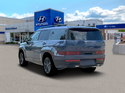 Atlantis Blue 2026 Hyundai SANTA FE HEV Calligraphy