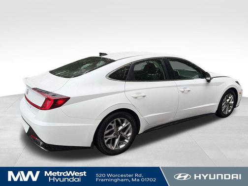 Quartz White 2021 Hyundai SONATA SEL
