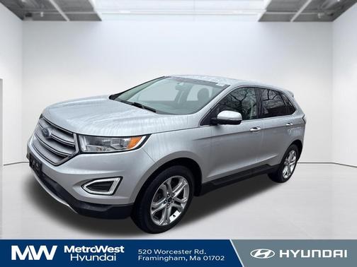 Ingot Silver Metallic 2018 Ford Edge Titanium