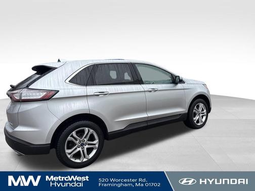 Ingot Silver Metallic 2018 Ford Edge Titanium