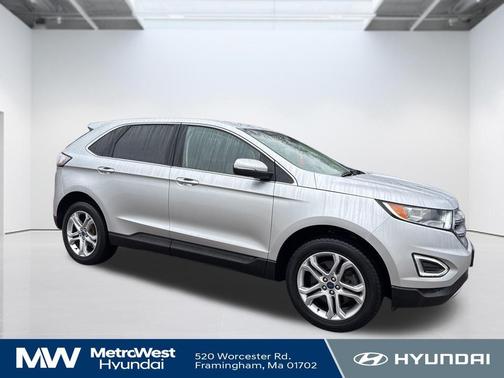Ingot Silver Metallic 2018 Ford Edge Titanium