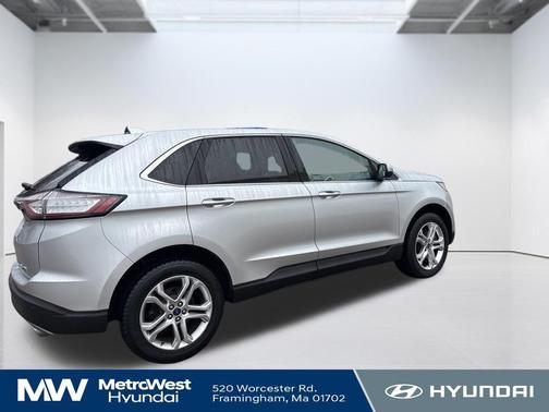 Ingot Silver Metallic 2018 Ford Edge Titanium