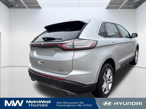 Ingot Silver Metallic 2018 Ford Edge Titanium