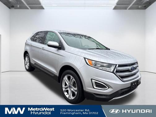 Ingot Silver Metallic 2018 Ford Edge Titanium