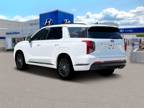 Hyper White 2025 Hyundai PALISADE Calligraphy Night Edition