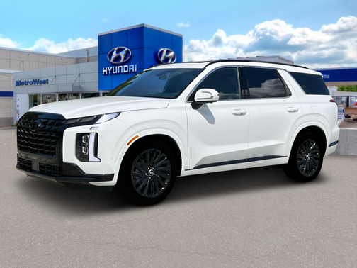Hyper White 2025 Hyundai PALISADE Calligraphy Night Edition