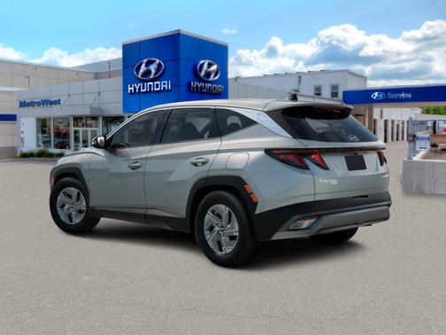 Shimmering Silver 2026 Hyundai TUCSON Hybrid Blue SE