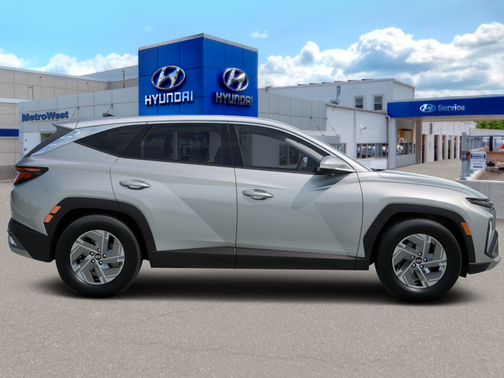 Shimmering Silver 2026 Hyundai TUCSON Hybrid Blue SE