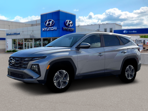 Shimmering Silver 2026 Hyundai TUCSON Hybrid Blue SE