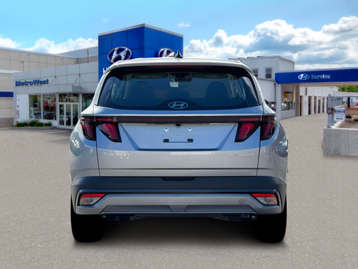 Shimmering Silver 2026 Hyundai TUCSON Hybrid Blue SE