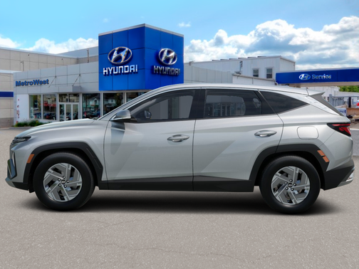 Shimmering Silver 2026 Hyundai TUCSON Hybrid Blue SE