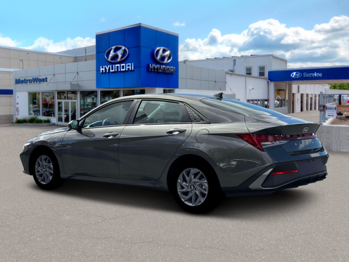 Amazon Gray 2026 Hyundai ELANTRA HEV Blue