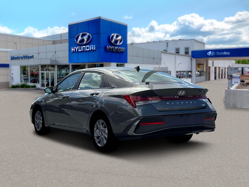 Amazon Gray 2026 Hyundai ELANTRA HEV Blue