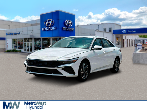 Serenity White 2024 Hyundai ELANTRA Limited