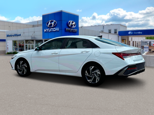 Serenity White 2024 Hyundai ELANTRA Limited