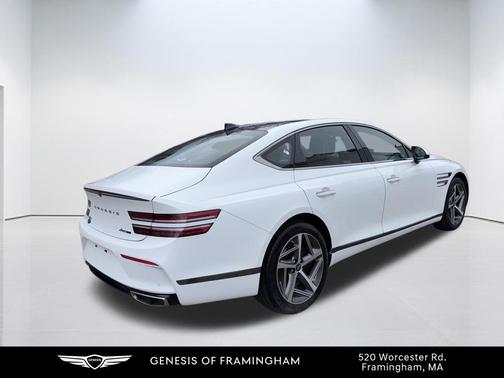 Alta White 2024 Genesis G80 3.5T Sport AWD