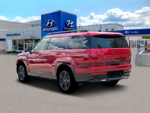 Ultimate Red 2026 Hyundai SANTA FE HEV Calligraphy