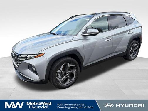 Shimmering Silver 2023 Hyundai TUCSON Hybrid Limited