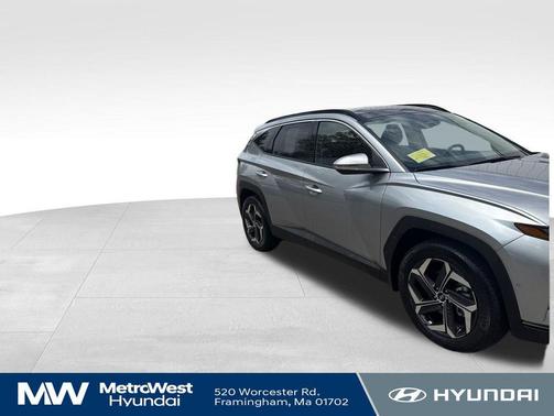 Shimmering Silver 2023 Hyundai TUCSON Hybrid Limited
