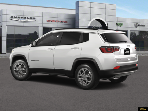 Bright White Clearcoat 2024 Jeep Compass Latitude