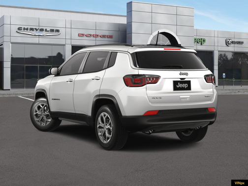 Bright White Clearcoat 2024 Jeep Compass Latitude